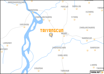 map of Taiyangcun