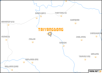 map of Taiyangdong