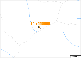 map of Taiyangmiao