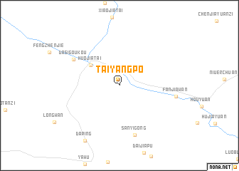 map of Taiyangpo