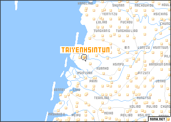 map of T\