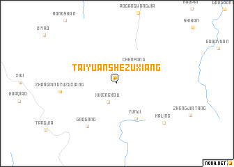 map of Taiyuanshezuxiang