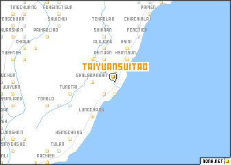 map of T\