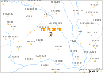 map of Taiyuanzui