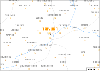 map of Taiyuan