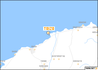 map of Taiza