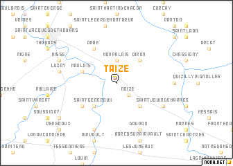 map of Taizé