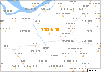 map of Taizidian