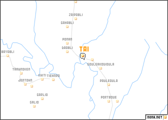 map of Taï