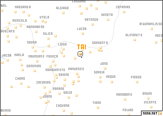 map of Tai