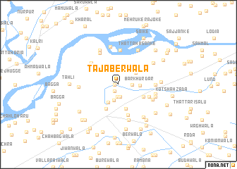 map of Tāja Berwāla