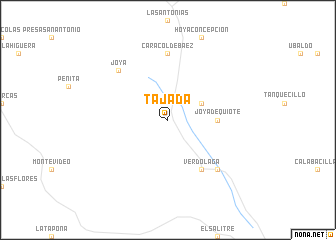 map of Tajada