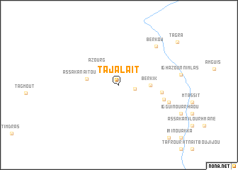 map of Tajalait