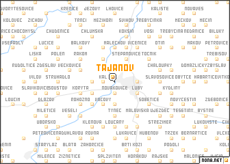 map of Tajanov