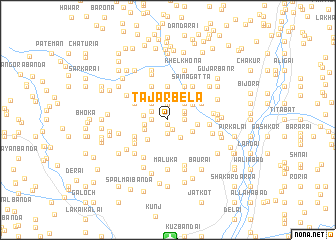 map of Tājar Bela