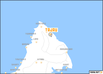 map of Tajau