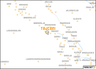 map of Tajčari