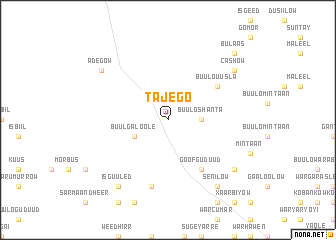 map of Tajego