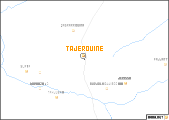 map of Tajerouine