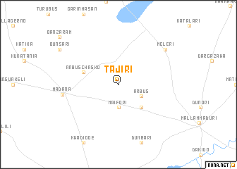 map of Tajiri