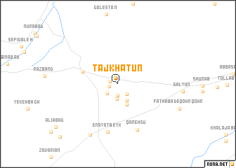 map of Tājkhātūn