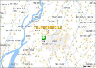 map of Tājpur Sandīla