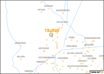 map of Tājpur