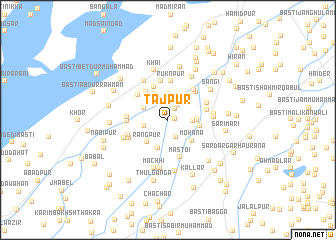 map of Tājpur