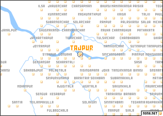 map of Tājpur