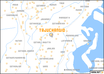 map of Tāju Chandio