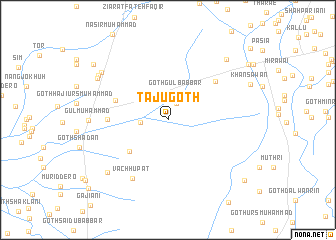 map of Tāju Goth