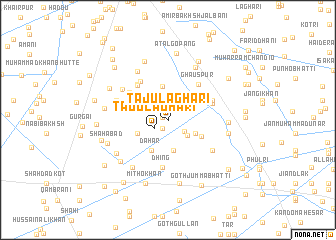 map of Tāju Laghāri