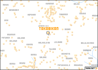 map of Takabikan