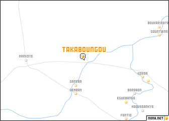 map of Takaboungou