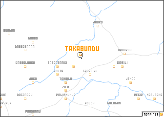 map of Takabundu