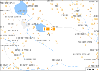 map of Tak Āb