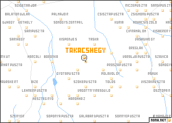 map of Takácshegy