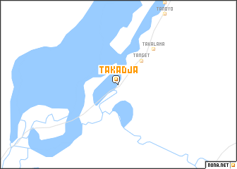 map of Takadja