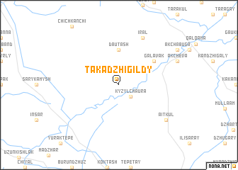 map of Taka-Dzhigilʼdy