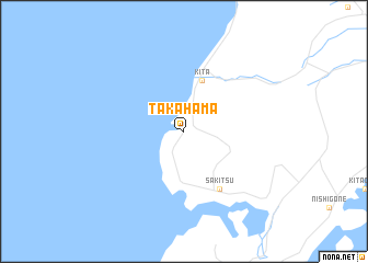 map of Takahama