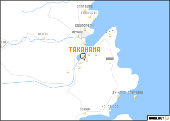 map of Takahama