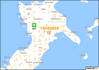 map of Takahara