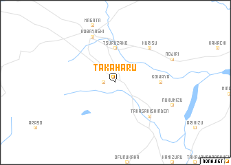 map of Takaharu