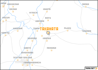 map of Takahata