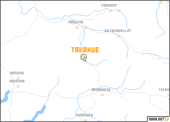 map of Takahue