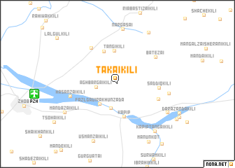 map of Takai Kili