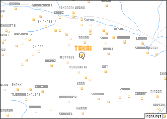 map of Takai