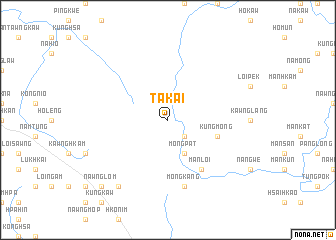 map of Ta-kai