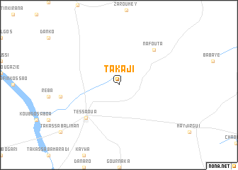 map of Takaji