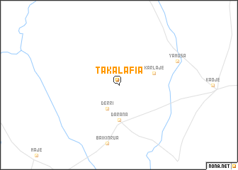 map of Takalafia